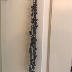Gray necklace